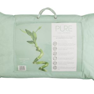 Natural Luxury Bamboo Quilted Pillow Anti Bacterial & Dust Mite Resistant