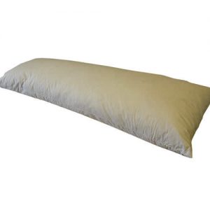 Luxury Duck Feather Bolster Pillow With Cambric Downproof Cover