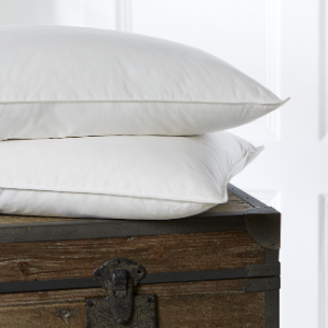 Luxury Wool & Silk Blend Pillow 74cm x 48cm 300 Thread Count 100% Cotton Cover