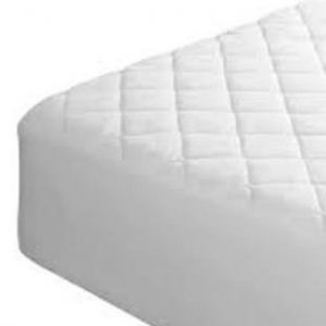Small Single/Bunk Caravan 76cm x 190cm Quilted Polycotton Mattress Protector