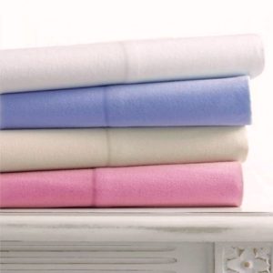 Brushed Cotton Flannelette Pillowcase Pair in 7 Colours