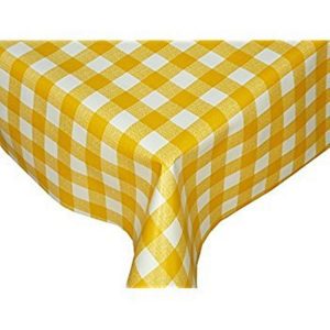 PVC Tablecloth Gingham Check  Available in 4 Colours and Sizes