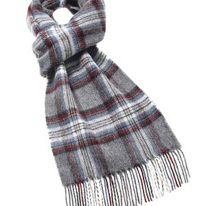 Bronte by Moon Luxury Merino Lambswool Tartan Check Scarf Various Colours/Designs