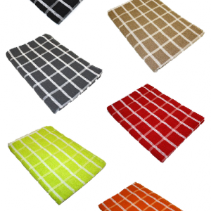 Portland Luxury Waffle Egyptian Tea Towel 100% Cotton (Pack of 3)  6 Colours Available