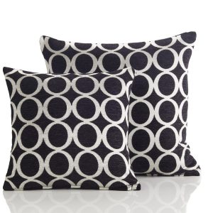 OH Circles Geometric Cushion Cover Zipped 18" 45cm 4 Colours Available