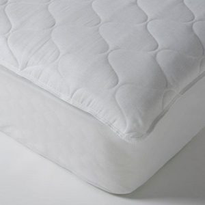 Quilted Microfibre Mattress Protector 90cmx200cm  (3'0"x6'6")  For Electric Bed, Ikea, Extra Long Mattress