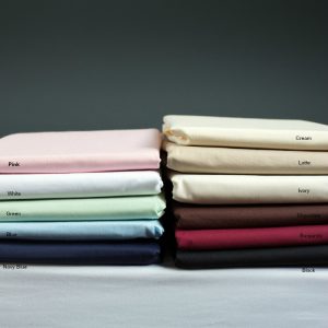 Caravan Luxury Percale Cotton Blend Easycare Fitted Sheet Island Bed