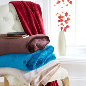 Cashmere Feel Luxury Ultra Soft Fleece Throw 140cm x 200cm