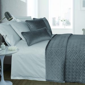 The Better Sleep Company Luxury French Velvet Quilted Bed Throws 135 x 220 cms. Choice of Colours