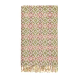 Bronte By Moon Dartmouth Design Shetland Wool Throw - Green